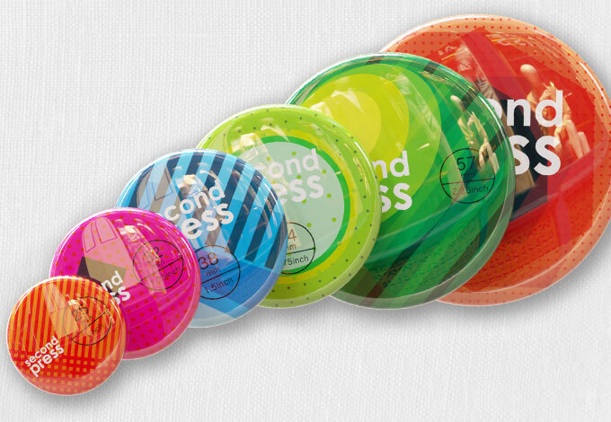 缶バッジの人気サイズのセット